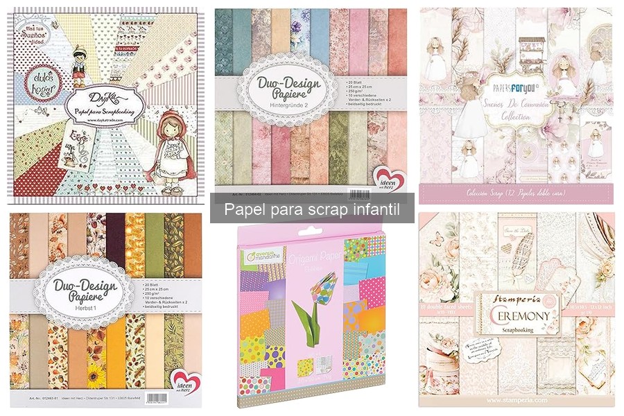 Cómo almacenar correctamente el papel para scrap infantil