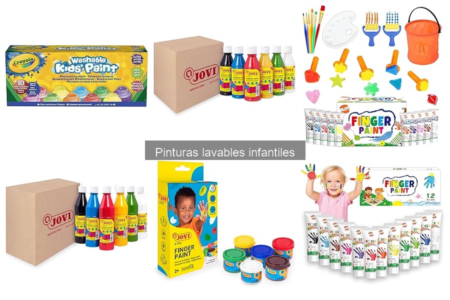 Cómo almacenar correctamente las pinturas lavables para niños