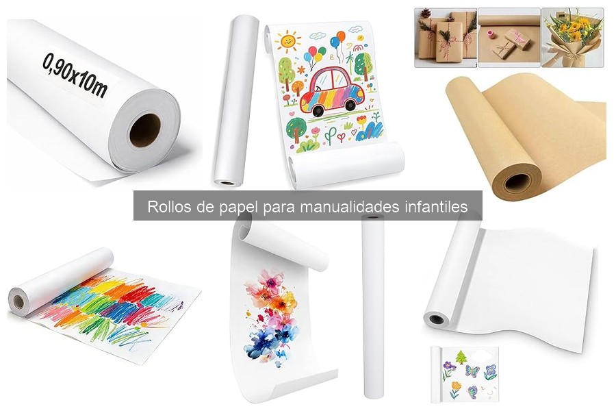 Cómo almacenar rollos de papel para manualidades infantiles