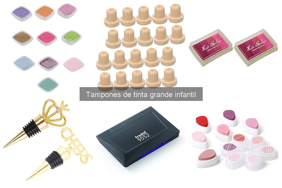 Cómo almacenar tampones de tinta grande infantil correctamente