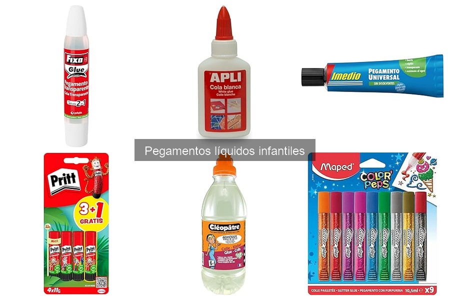 Cómo aplicar pegamento líquido en manualidades infantiles