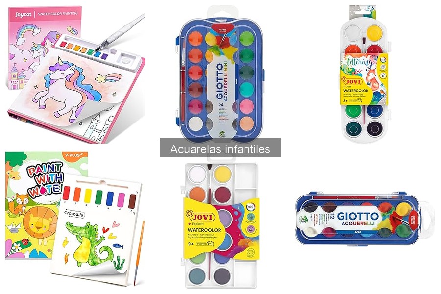 Cómo cuidar acuarelas infantiles y aumentar su durabilidad