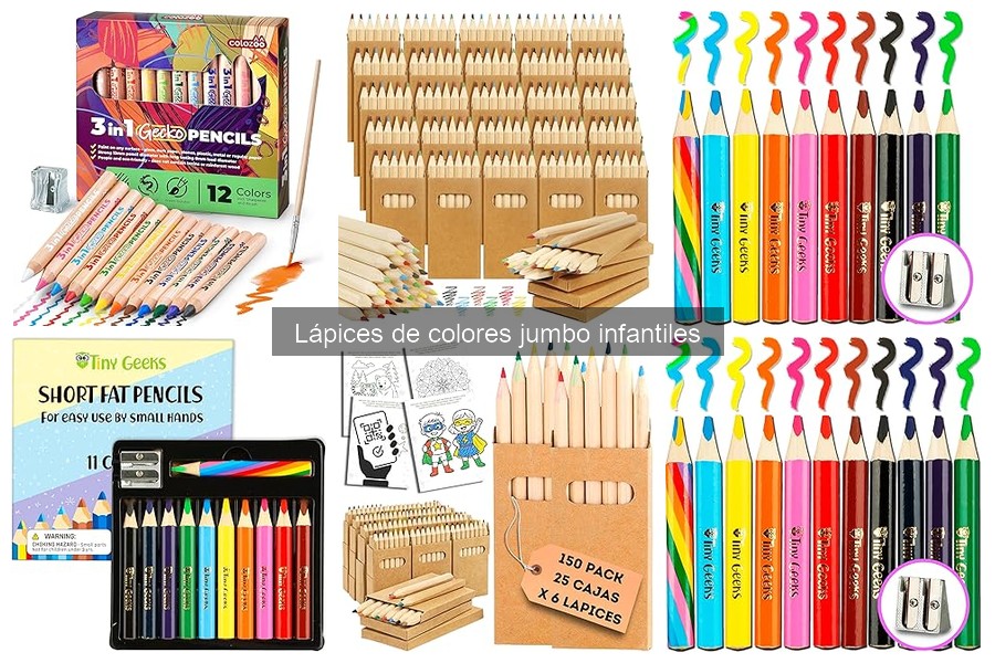 Cómo Cuidar y Mantener Lápices de Colores Jumbo Infantiles