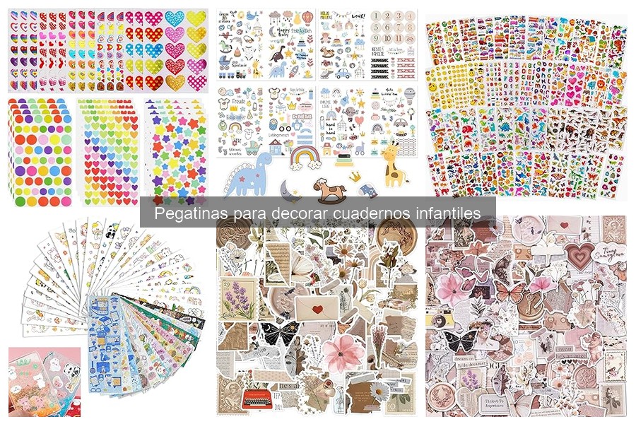 Cómo Decorar Cuadernos Infantiles con Pegatinas Divertidas