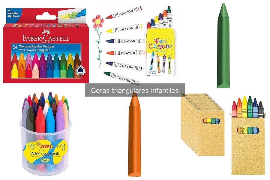 Cómo elegir ceras triangulares infantiles según la edad