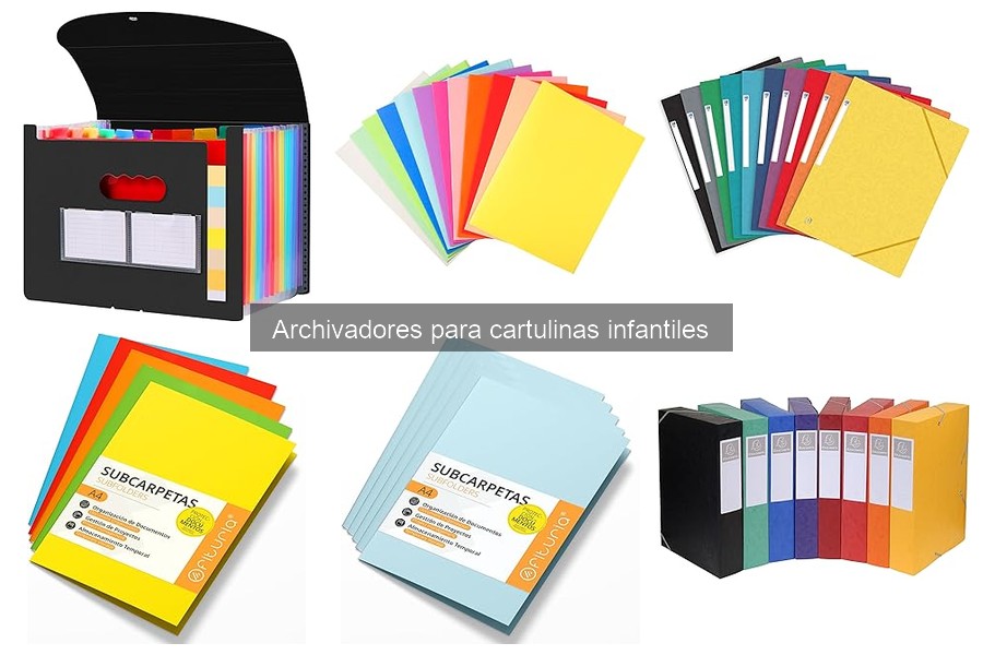 Cómo elegir el mejor archivador para cartulinas infantiles