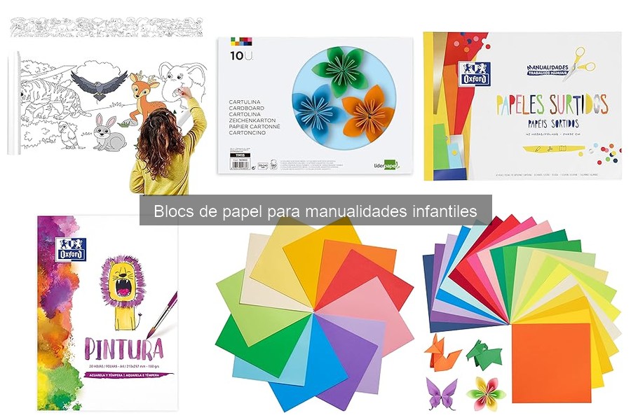 Cómo elegir el mejor bloc de papel para manualidades infantiles
