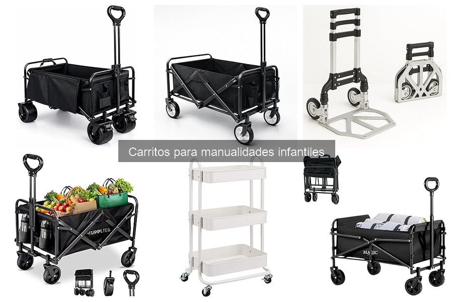 Cómo elegir el mejor carrito para manualidades infantiles