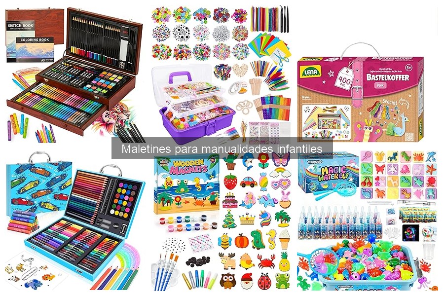 Cómo elegir el mejor maletín para manualidades infantiles