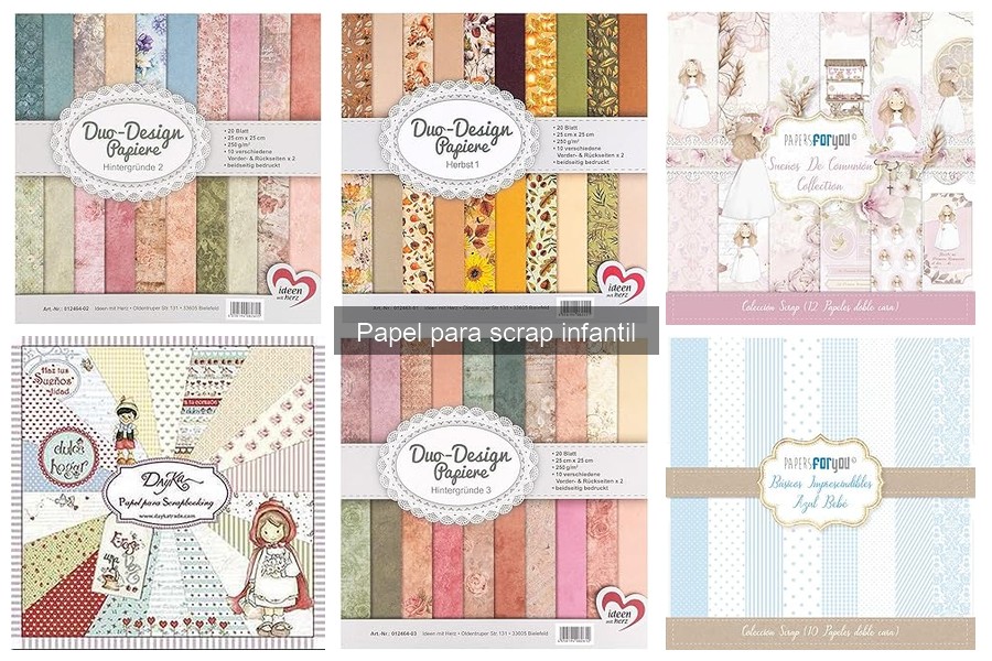 Cómo elegir el mejor papel para scrap infantil en 2023