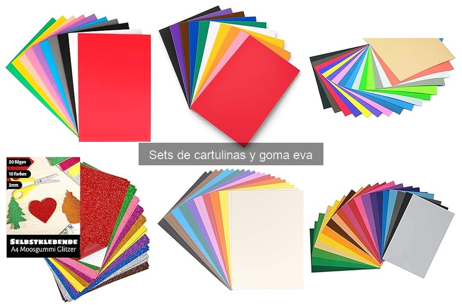 Cómo elegir el mejor set de cartulinas y goma eva para niños