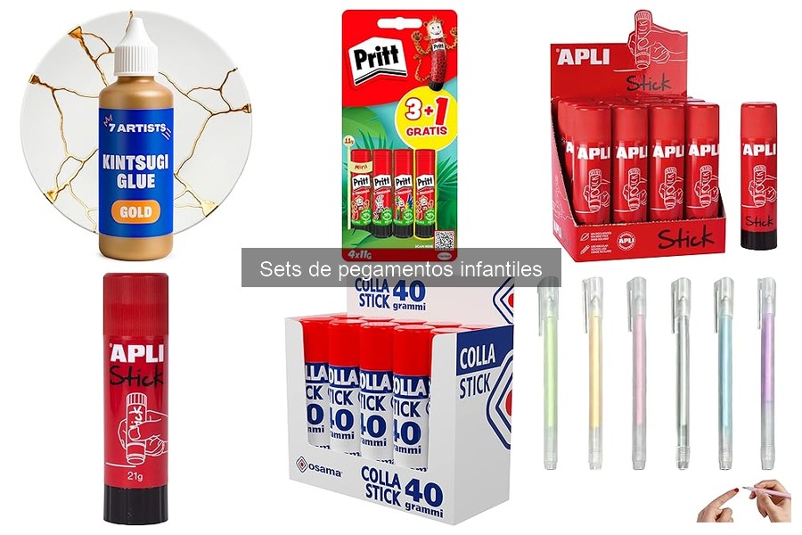 Cómo elegir el mejor set de pegamentos infantiles