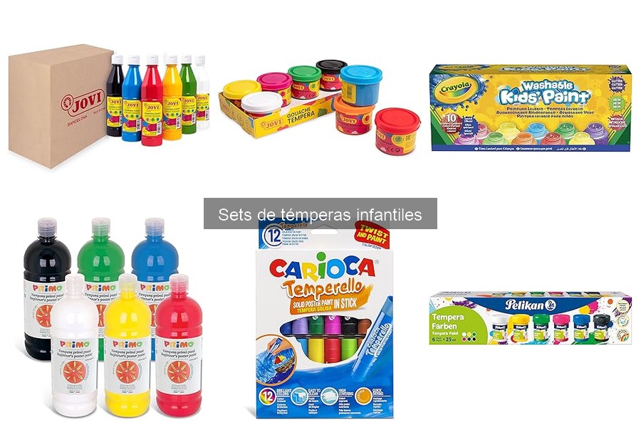 Cómo elegir el mejor set de témperas infantiles