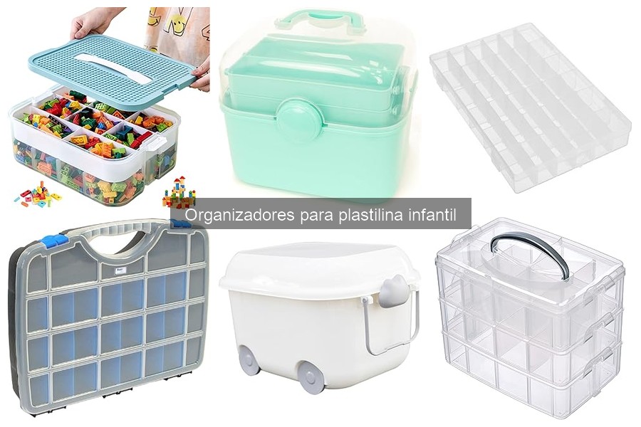 Cómo elegir el organizador de plastilina ideal para niños