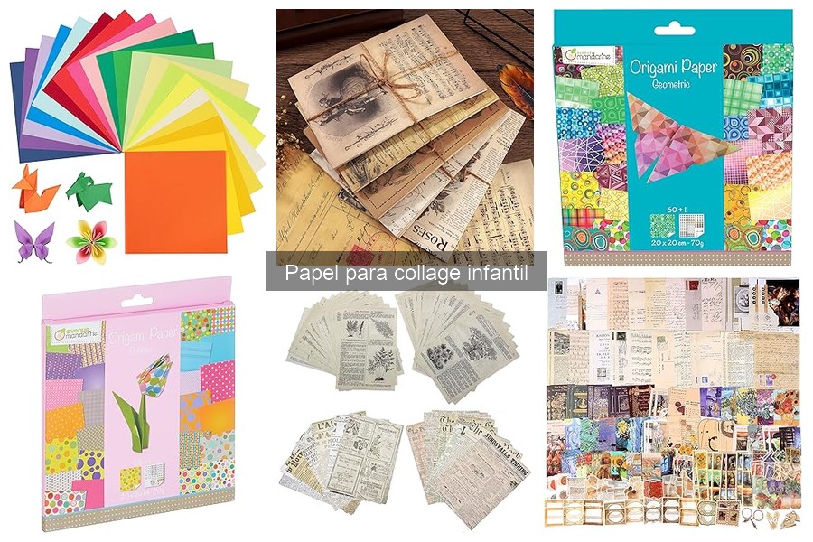 Cómo elegir el papel ideal para collages infantiles