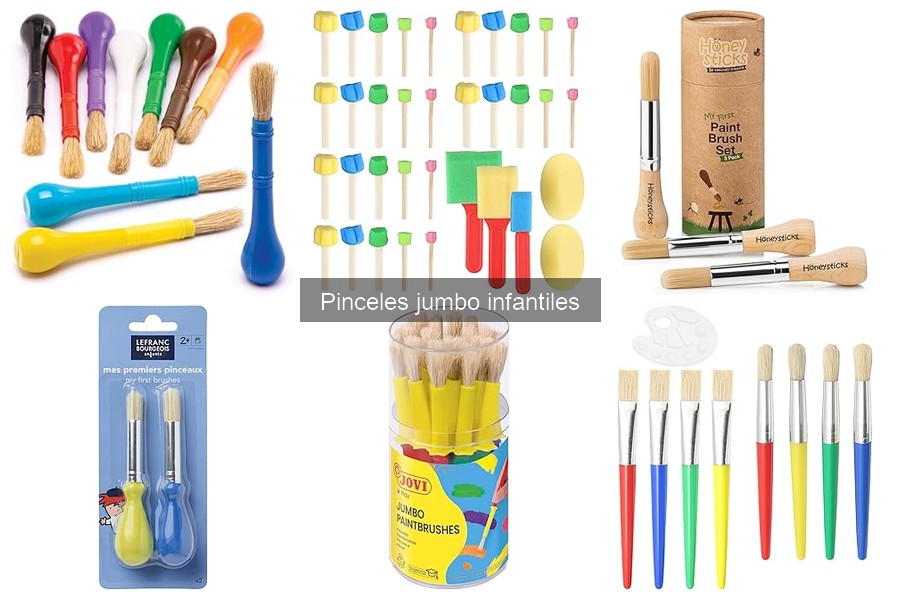 Cómo elegir el pincel jumbo adecuado para niños
