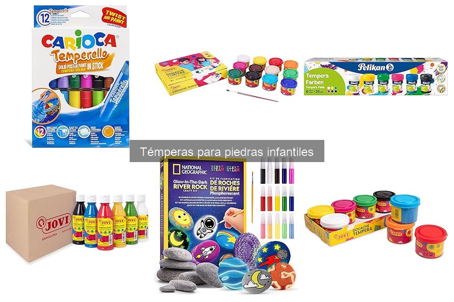 Cómo Elegir la Mejor Témpera para Pintar Piedras Infantiles