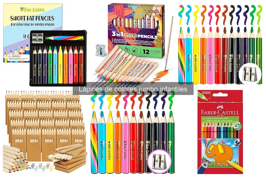 Cómo Elegir Lápices de Colores Jumbo para Niños