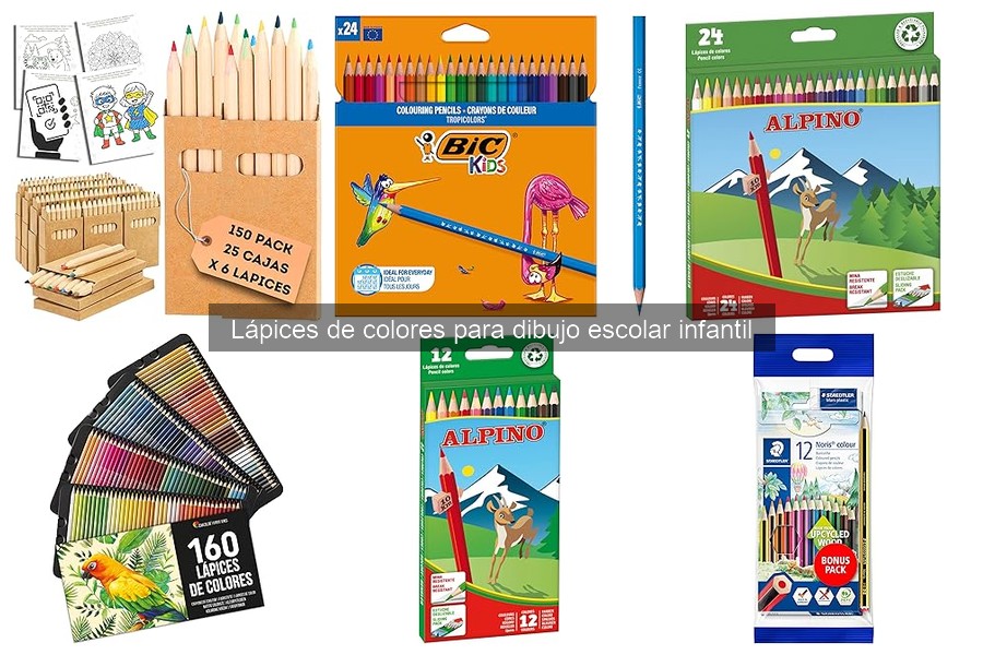 Cómo elegir lápices de colores para manualidades infantiles
