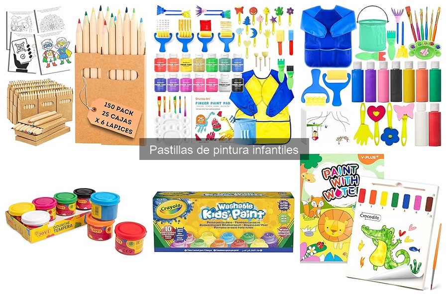 Cómo elegir las mejores pastillas de pintura infantiles
