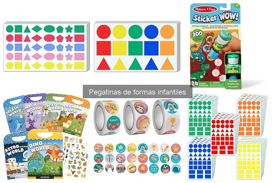 Cómo elegir las mejores pegatinas de formas infantiles