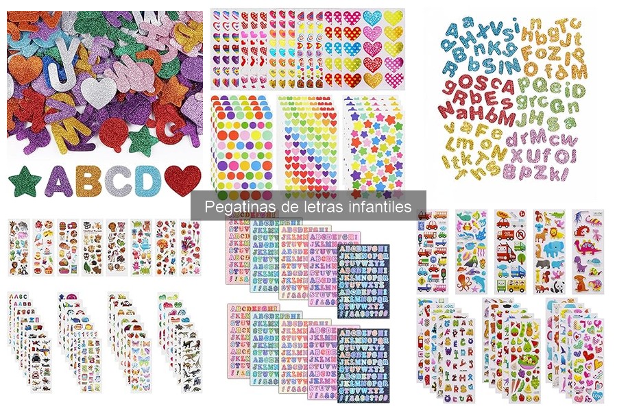 Cómo elegir las mejores pegatinas de letras infantiles