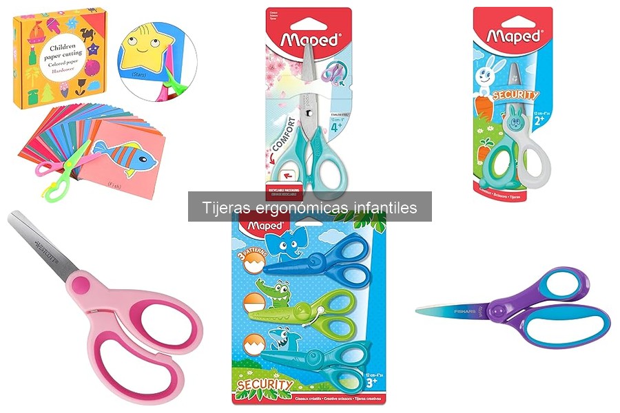 Cómo elegir las mejores tijeras ergonómicas para niños