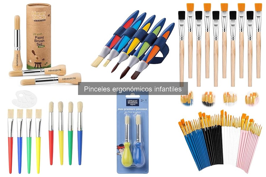 Cómo elegir pinceles ergonómicos infantiles para tu hijo