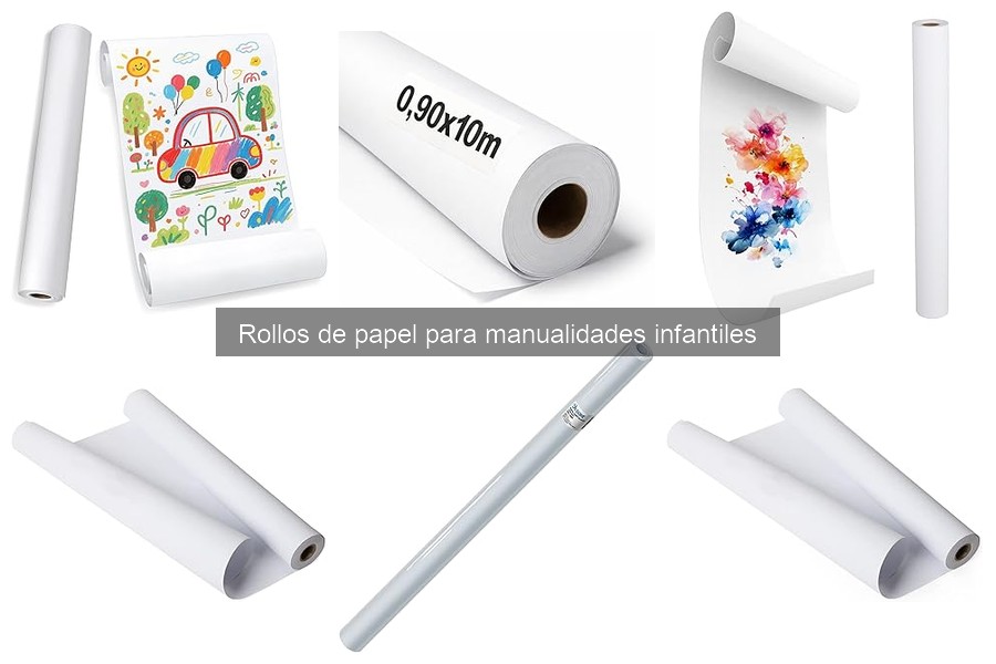 Cómo elegir rollos de papel para manualidades infantiles