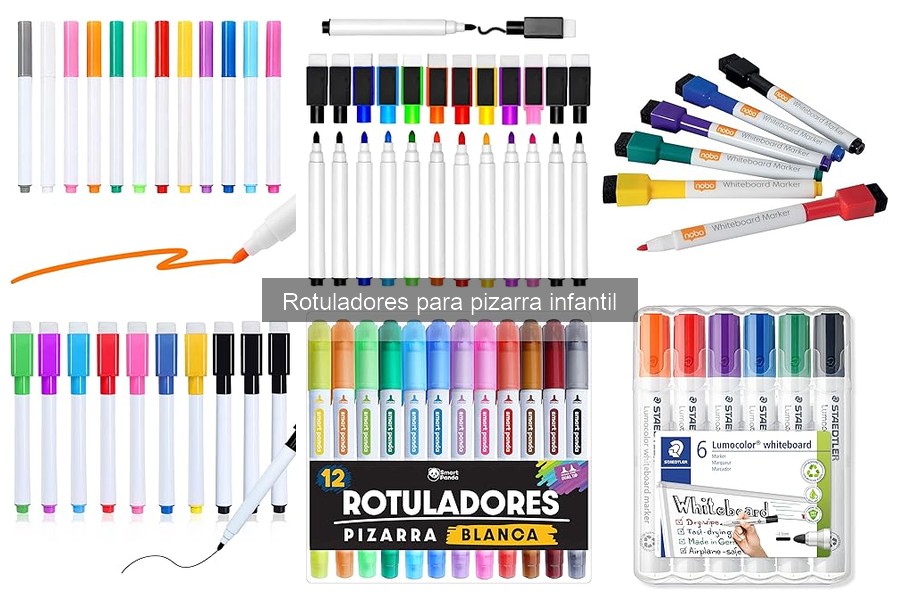 Cómo elegir rotuladores para pizarra infantil: Guía de compra