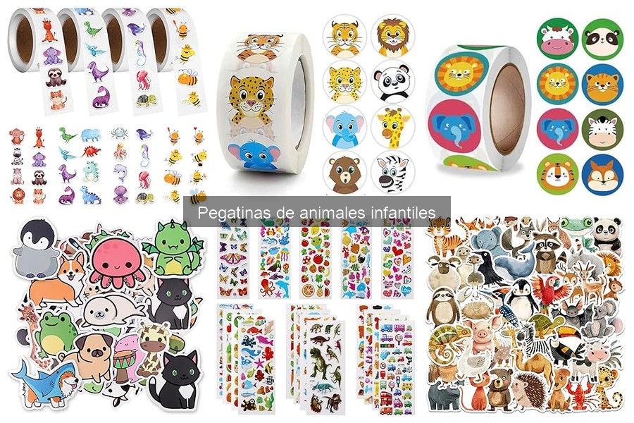 Cómo hacer pegatinas de animales infantiles fácilmente