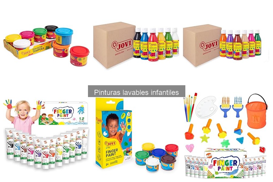 Cómo hacer pinturas lavables caseras para niños