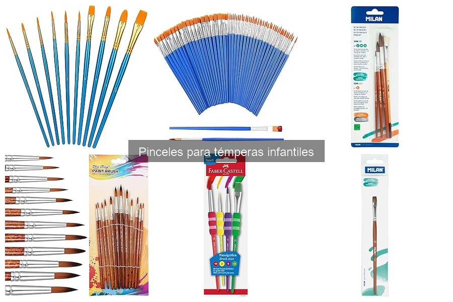 Cómo limpiar pinceles para témperas infantiles fácilmente