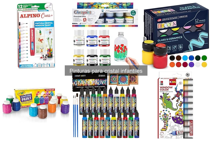 Cómo limpiar pinturas de cristal en superficies infantiles