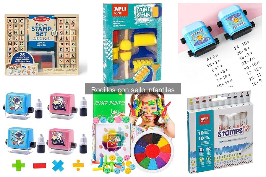 Cómo limpiar y mantener los rodillos con sello infantiles