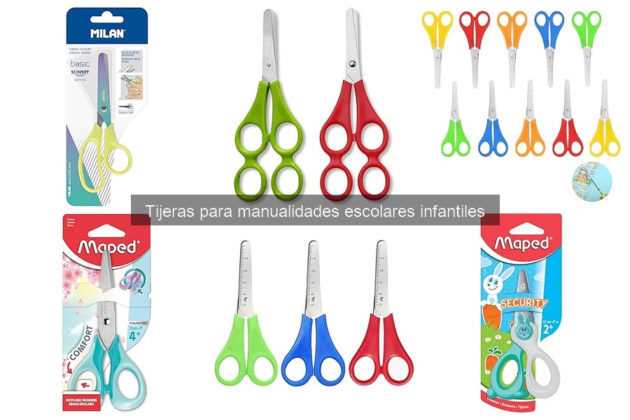 Cómo limpiar y mantener tijeras para manualidades infantiles