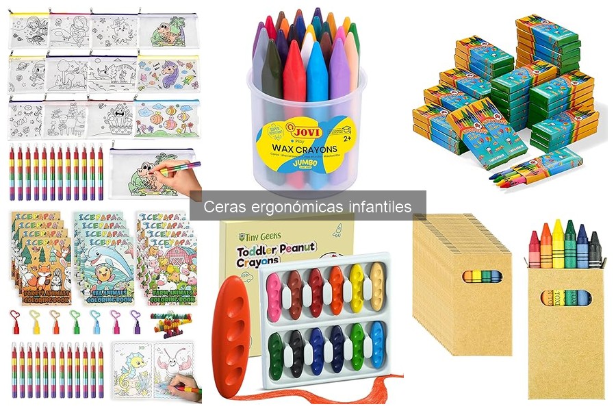Cómo mantener las ceras ergonómicas infantiles en buen estado
