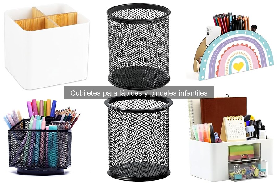 Cómo Organizar Cubiletes de Lápices y Pinceles para Manualidades