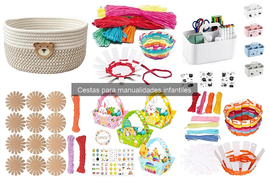 ** Cómo Organizar Manualidades Infantiles en Cestas