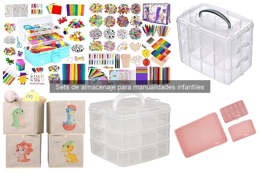 Cómo Organizar Materiales de Manualidades con Sets de Almacenaje