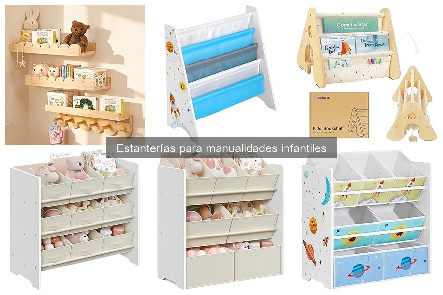 Cómo organizar una estantería para manualidades infantiles