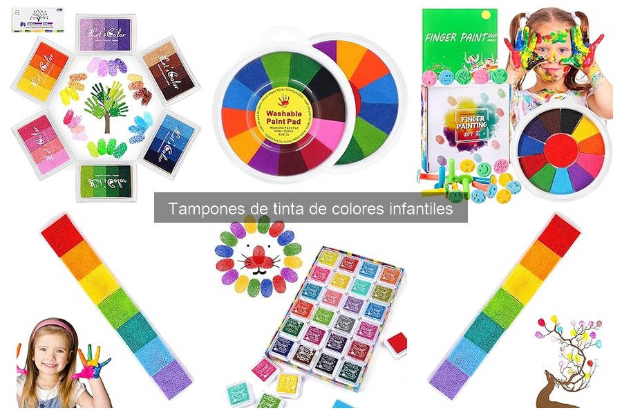 Cómo Revivir Tampones de Tinta de Colores Infantiles Secos
