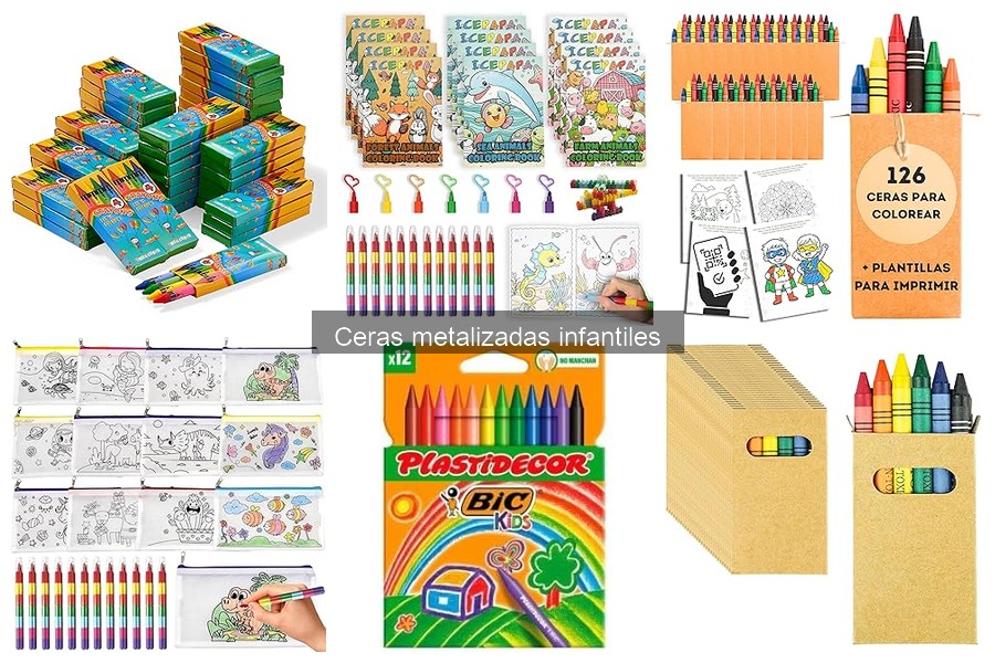 Cómo usar ceras metalizadas en manualidades infantiles