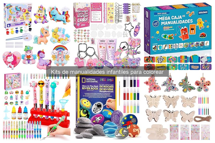 Cómo usar kits de manualidades infantiles para colorear