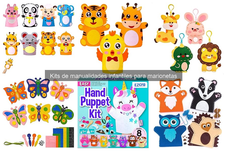 Cómo usar kits de manualidades para marionetas de forma fácil