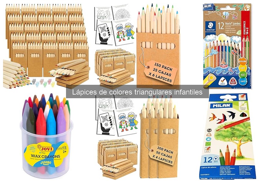 Cómo Usar Lápices de Colores Triangulares para Niños
