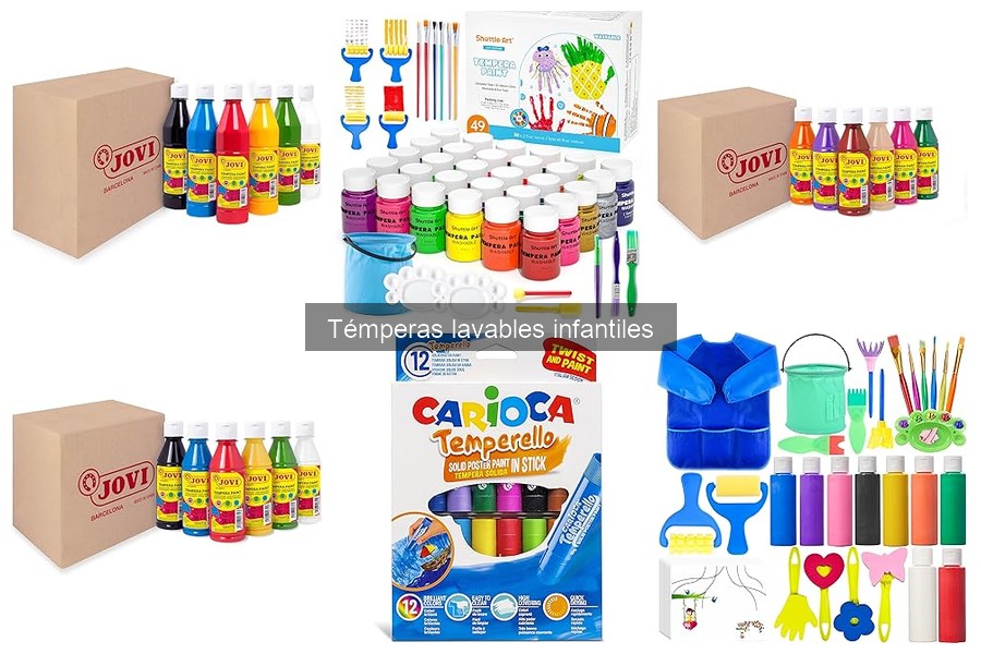 Cómo usar las témperas lavables en manualidades