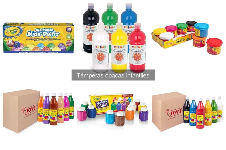 Cómo usar las témperas opacas infantiles: consejos prácticos