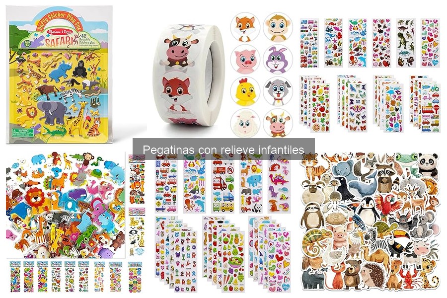 Cómo Usar Pegatinas con Relieve en Manualidades Infantiles