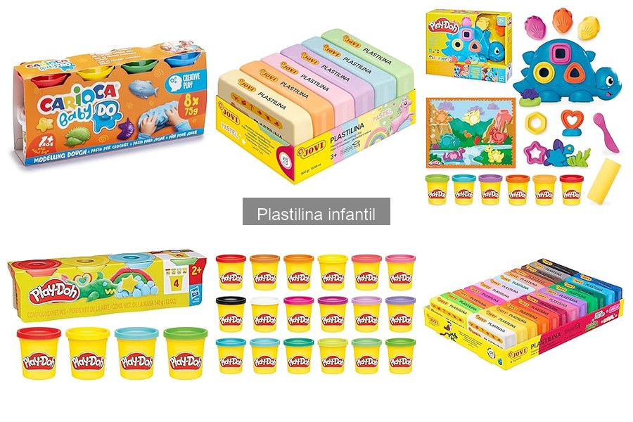 Cómo usar plastilina en manualidades infantiles